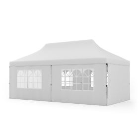 10 x 20 Feet Pop up Canopy with 6 Sidewalls Windows and Carrying Bag 10 x 20 Feet Pop up Canopy with 6 Sidewalls Windows and Carrying Bag